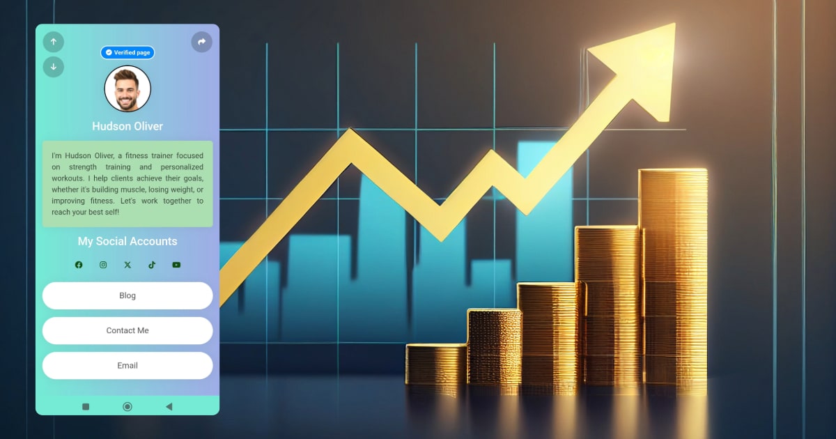 monetize your biolink page using multiple income streams.